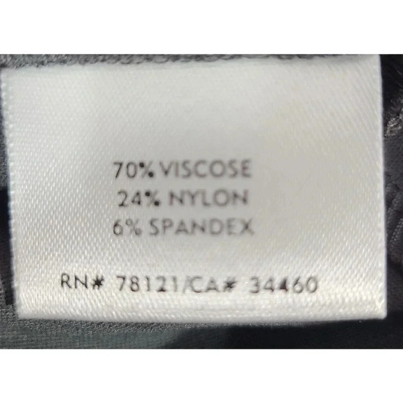 Eileen Fisher Stretch Bodycon Skirt Women's Size Petite Medium Gray Pull On - Picture 4 of 4